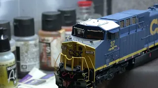 Weathering A Scaletrains HO Scale CSX AC4400CW Locomotive