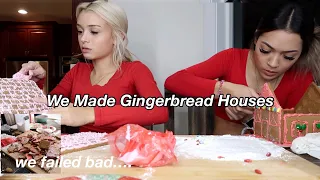 We Made Gingerbread Houses... sorta || Vlogmas Day 13