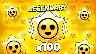 HISTORICAL VIDEO! 100 LEGENDARY STAR DROPS AS A GIFT FROM BRAWL STARS DEVELOPMENTS!