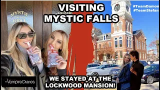 WE STAYED AT THE LOCKWOOD MANSION!! Visiting Mystic Falls // Vampire Diaries Vlog