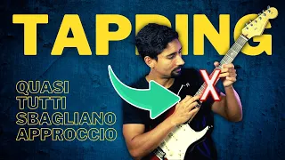 Sbagliano (quasi) TUTTI! NON usare il TAPPING così | Lezioni di Chitarra