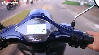 [Review Thực Tế Xe Aura] Xe máy điện có đi được 100km?