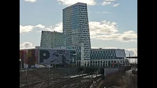 Malmö 4K 2022 - Hyllie highrises - future Sweden