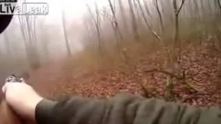 Кабан напал на охотника 2wild boar attack huner 2