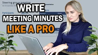 How to write meeting minutes LIKE A PRO [With meeting minutes example!]