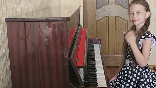 Наутилус Помпилиус - Я хочу быть с тобой на пианино подбор на слух. Piano cover. Джамалова Юлия 8л.