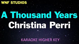 Christina Perri - A Thousand Years (Karaoke Higher Key C)