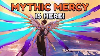 *NEW* MYTHIC MERCY IN-GAME SHOWCASE  - Highlight intros, emotes & Victory Poses!