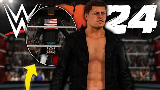 WWE 2K24: These CREATIONS are AMAZING! (HEEL CODY RHODES!)