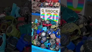 $2 BUCKS! for G-SHOCKS Watches!?! Shocked 😮 🇵🇭 #shorts #gshock #travel #philippines