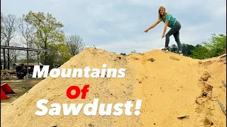 What do you do with all that SAWDUST?! (Mystery Finally Revealed!!!)