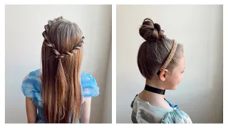 Two Simple Cinderella / Princess Hairstyles | Q’s + Lu’s Hairdos