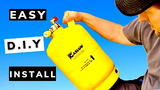 Refillable gas bottles | Easy motorhome installation