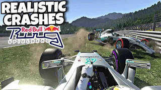 REALISTIC F1 CRASHES RED BULL RING!