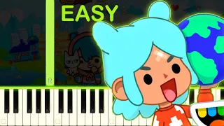 TOCA LIFE WORLD - EASY Piano Tutorial