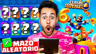 REACCIONANDO A LA NUEVA TEMPORADA DE CLASH ROYALE Y JUGANDO CON MAZO ALEATORIO EL DESAFÍO - TheGrefg