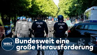 HEIßES CORONA-WOCHENENDE: Wilde Partys, Demos und Coronavirus - Polizei in Sorge