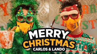 Huski Chocolate's Christmas challenge with Carlos Sainz and Lando Norris