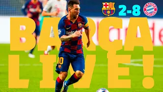 BARÇA LIVE | Barça 2 - 8 Bayern München | WARM UP & MATCH CENTER