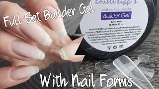 Building My First Full Builder Gel Set - Using Gel Dual Forms