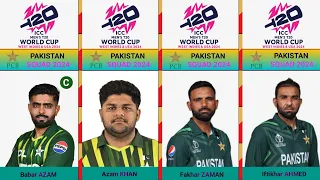 Pakistan Squad : ICC Men's T20 World Cup 2024 !!