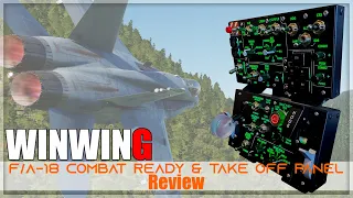 WINWING F/A-18 Combat Ready & Take Off Panel Review