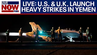 LIVE: US strikes in Middle East, Syria, Iraq & Yemen hit by bombers | LiveNOW from FOX