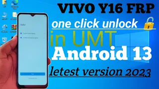 Vivo Y16 FRP Unlock One Click Frp Unlock In UMT One click unlock