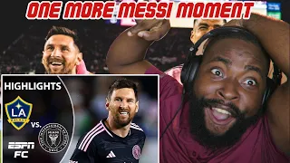 RAP FAN REACTS TO LA Galaxy vs. Inter Miami CF | Riqui Puig vs. Lionel Messi | Full Match Highlights