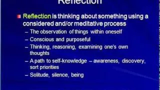 Obstacles, Feedback, Reflection (Pt. 2)