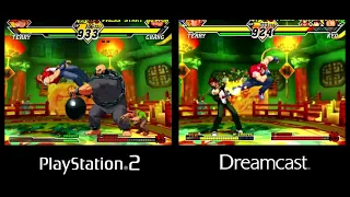 Capcom vs SNK 2 - Playstation 2 vs Dreamcast