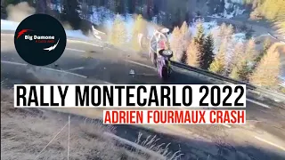 📢 Adrien Fourmaux: il momento dell'INCIDENTE al rally di MONTECARLO.