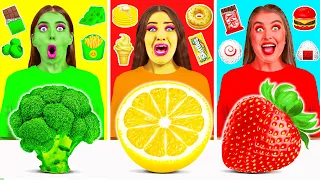 Alimentos de Los Mismo Colores Desafío por TeenTeam Challenge