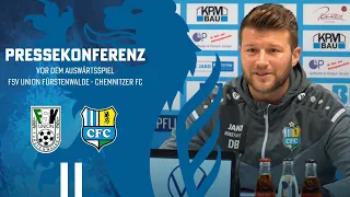 Chemnitzer FC | Pressekonferenz vor dem Auswärtsspiel gegen FSV Union Fürstenwalde