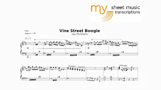 Jay McShann - Vine Street Boogie (Jazz Transcription)