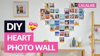 DIY - HOW TO DO A HEART PHOTO WALL?