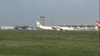 Malaysia Airlines A330 9M-MTA Sunrise Landing at Adelaide Airport