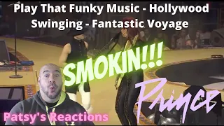 Reacting to - PRINCE | PLAY THAT FUNKY MUSIC | HOLLYWOOD SWINGING | FANTASTIC VOYAGE #prince #live