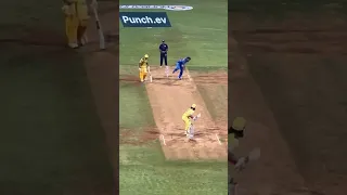 MS Dhoni hitting Hattrick sixes vs Hardik Pandya #msdhoni #dhoni #chennaisuperkings #shorts