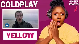 SINGER REACTS TO COLDPLAY - Yellow REACTION!!! | SO PURE🤯