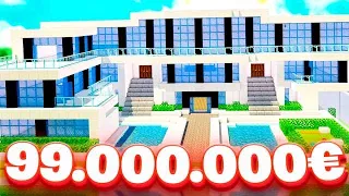 Casa de $99.000.000 en MINECRAFT 😱 MIKE Y RAPTOR MINECRAFT