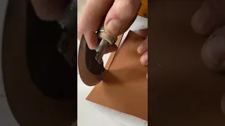 Making leather sheath for knife (puukko)