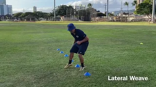 FOOTBALL CONE DRILLS TO IMPROVE RECEIVER FOOTWORK, AGILITY AND COORDINATION