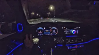 2021 Mercedes-AMG GLS 63 POV Night Drive (3D Audio)(ASMR)