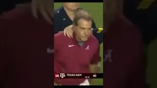 Texas A&M game winning field goal to beat Alabama