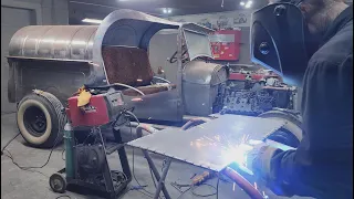 Hood fabrication — sheathing with sheet metal 🚨 1928 Ford