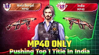 Pushing Top 1 in MP40 | Free Fire Solo Rank Pushing with Tips and Tricks | Ep-2