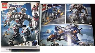 LEGO first Marvel Avengers Endgame set "War Machine Buster" 76124