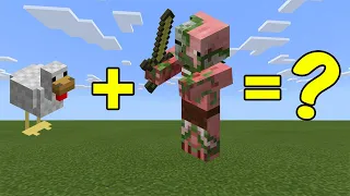 I Combined a Chicken and a Zombie Pigman in Minecraft - Here's What Happened...