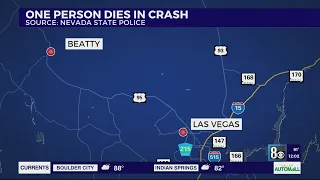 1 person killed in crash on US 95 north of Las Vegas